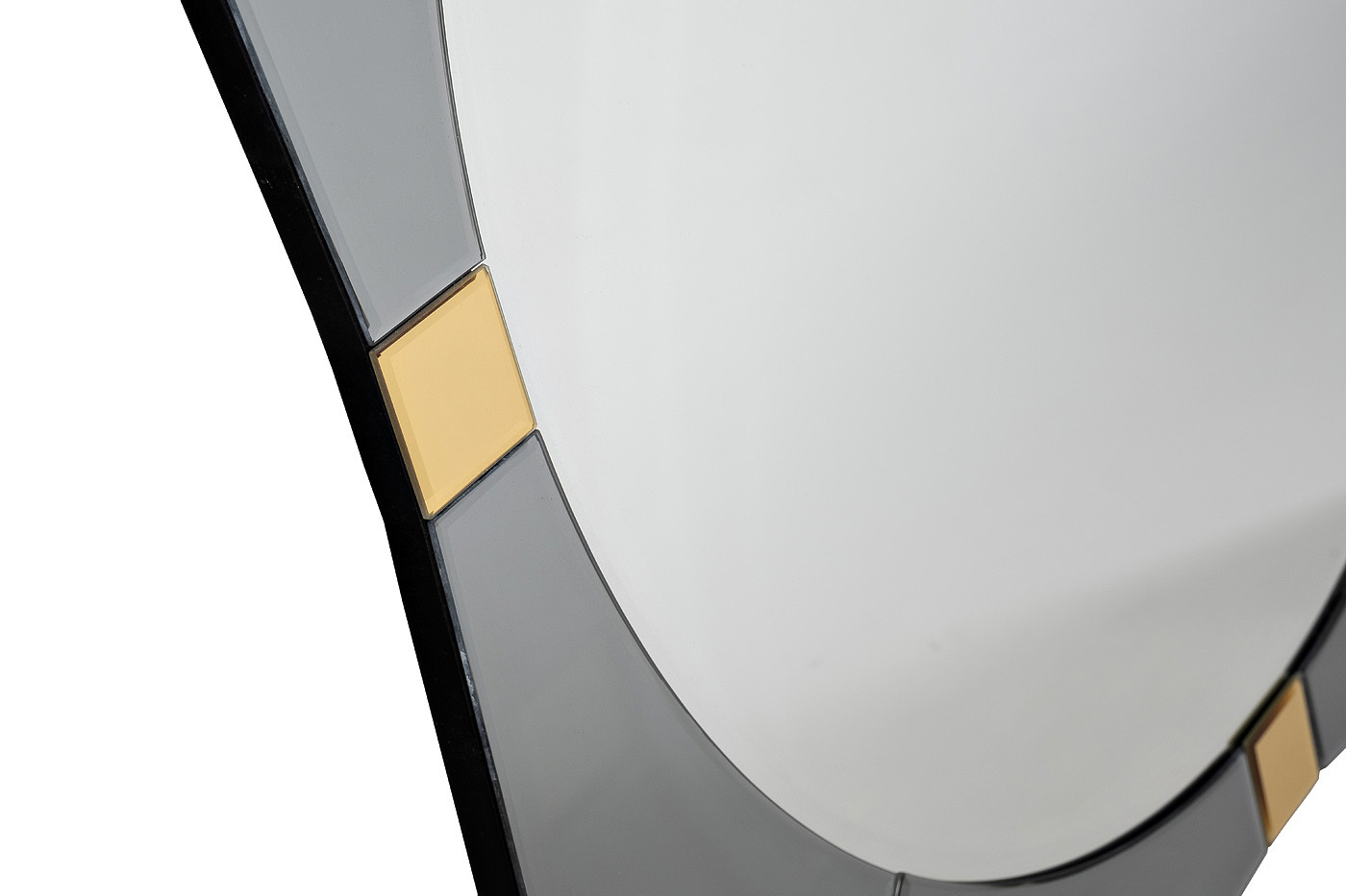 Зеркало квадратное с золотыми вставками Garda Decor KFG124