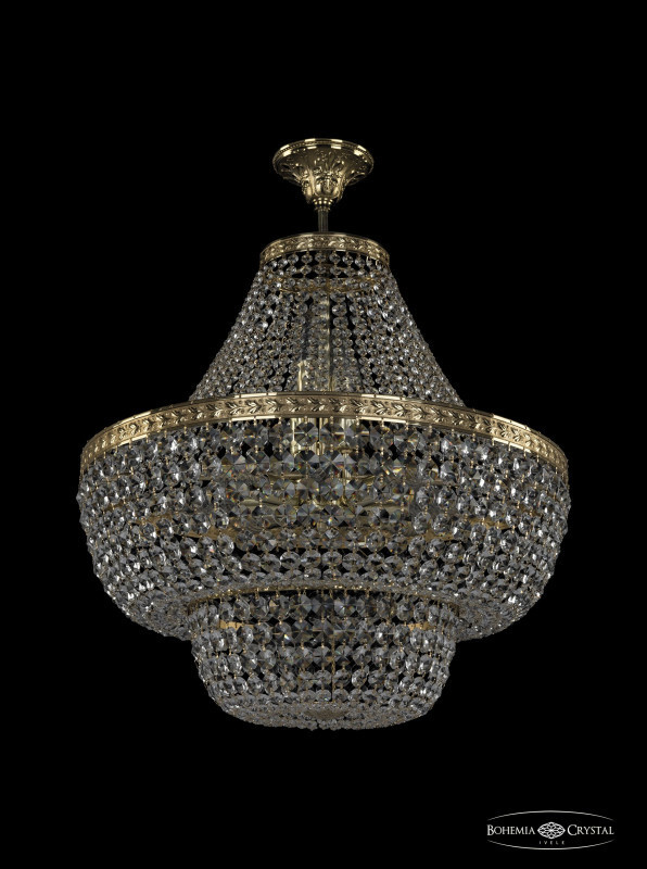 Люстра на штанге Bohemia Ivele Crystal 19101/H1/55IV G