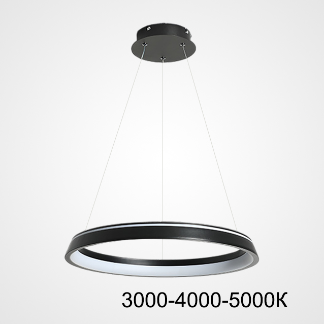 Подвесная люстра CHANETT D60 Black Трехцветный свет by ImperiumLoft