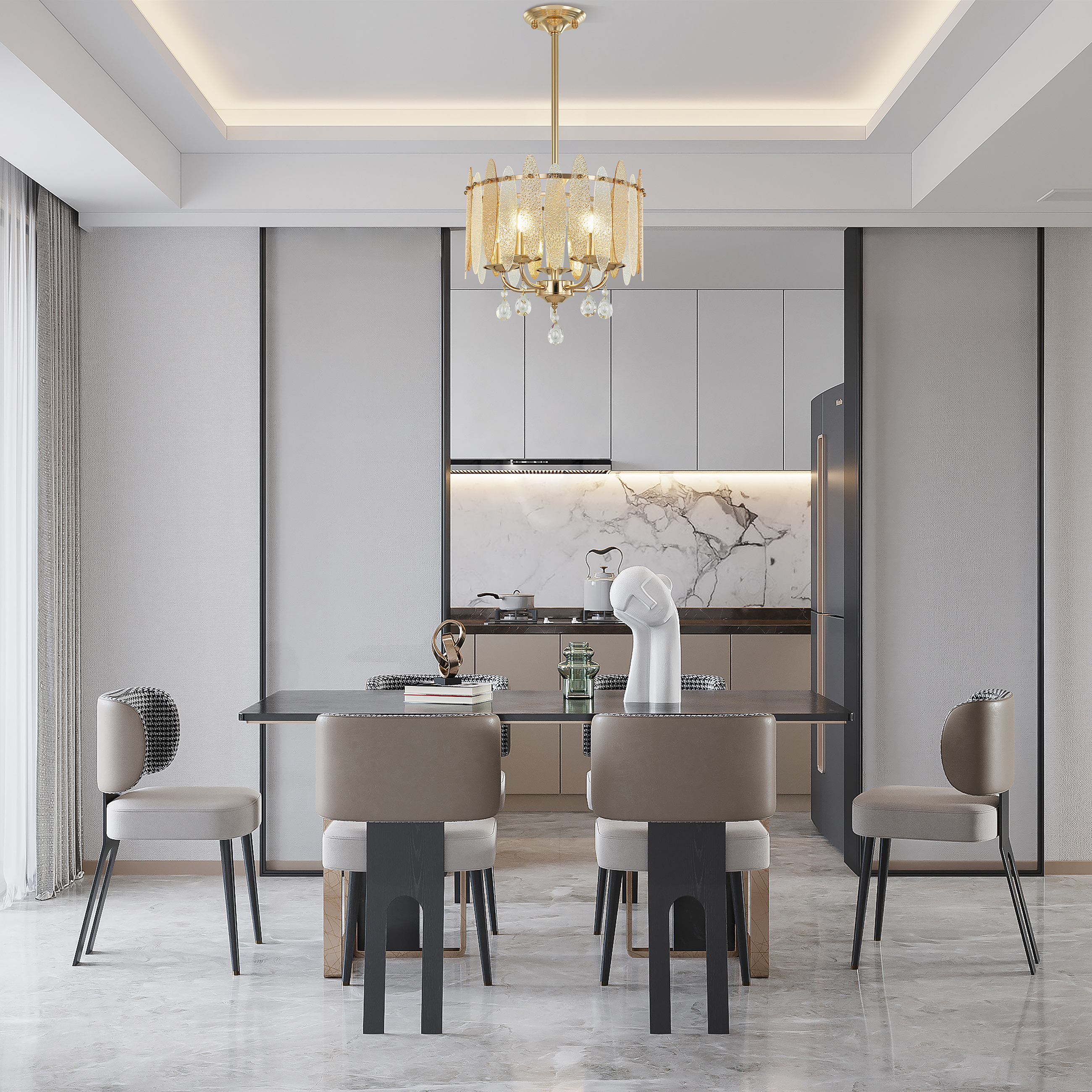 Люстра 374309/5/350/380 GD Arte Milano