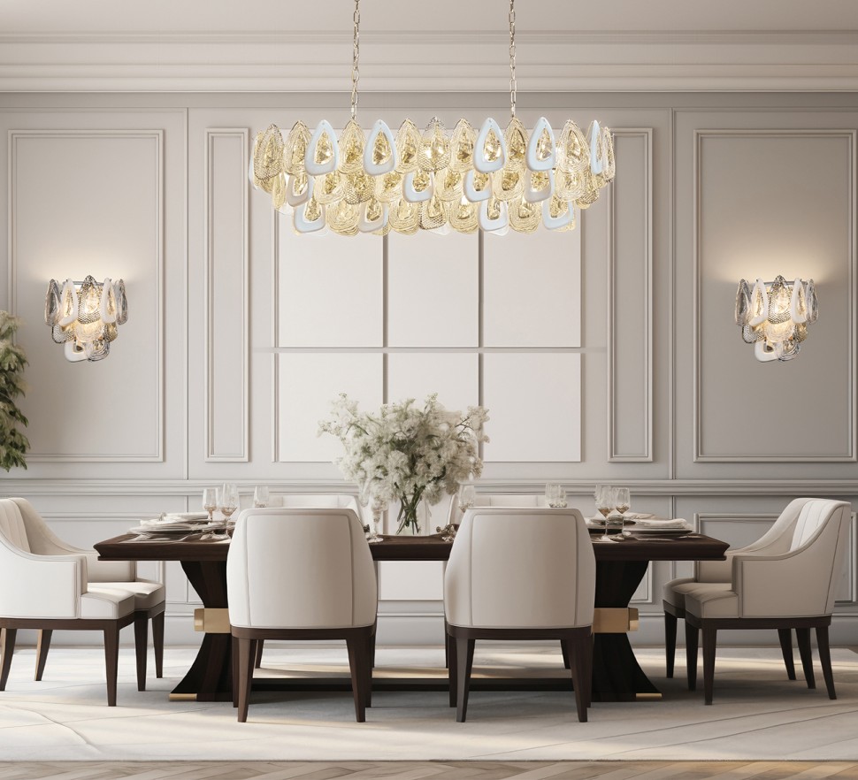 Люстра подвесная Fluorite FL1092-16P