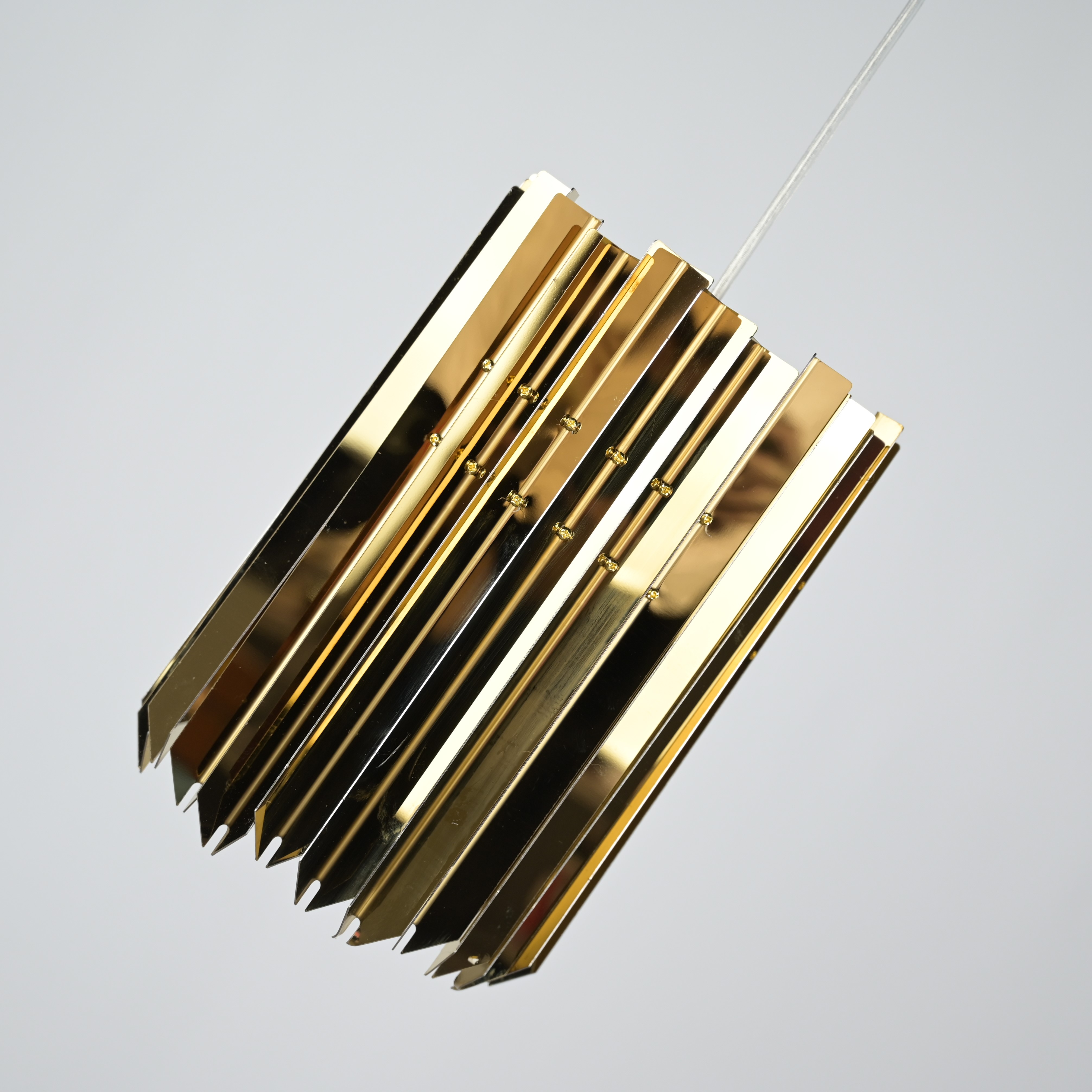 Подвесной Светильник Tom Kirk Facet Pendant Gold By Imperiumloft
