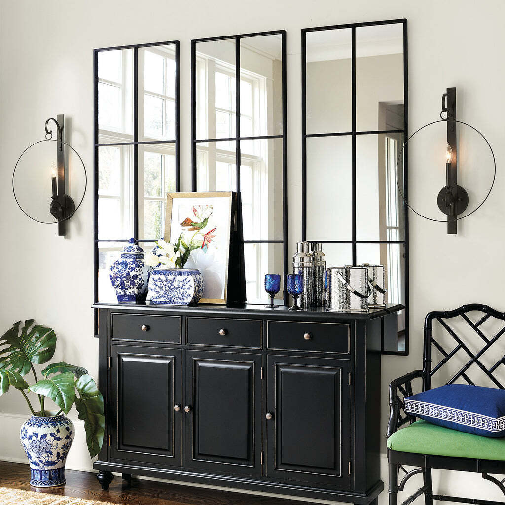 Зеркало в форме окна Брюстер Louvre Home LHMF19