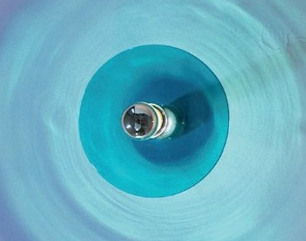 Бра Fest хромированный цоколь 5 см - бирюзовое стекло Aromas del Campo