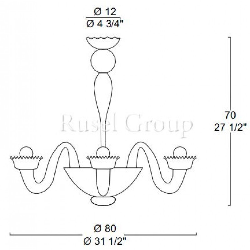 Люстра Leucos SERENISSIMA L6 (GALLERY)