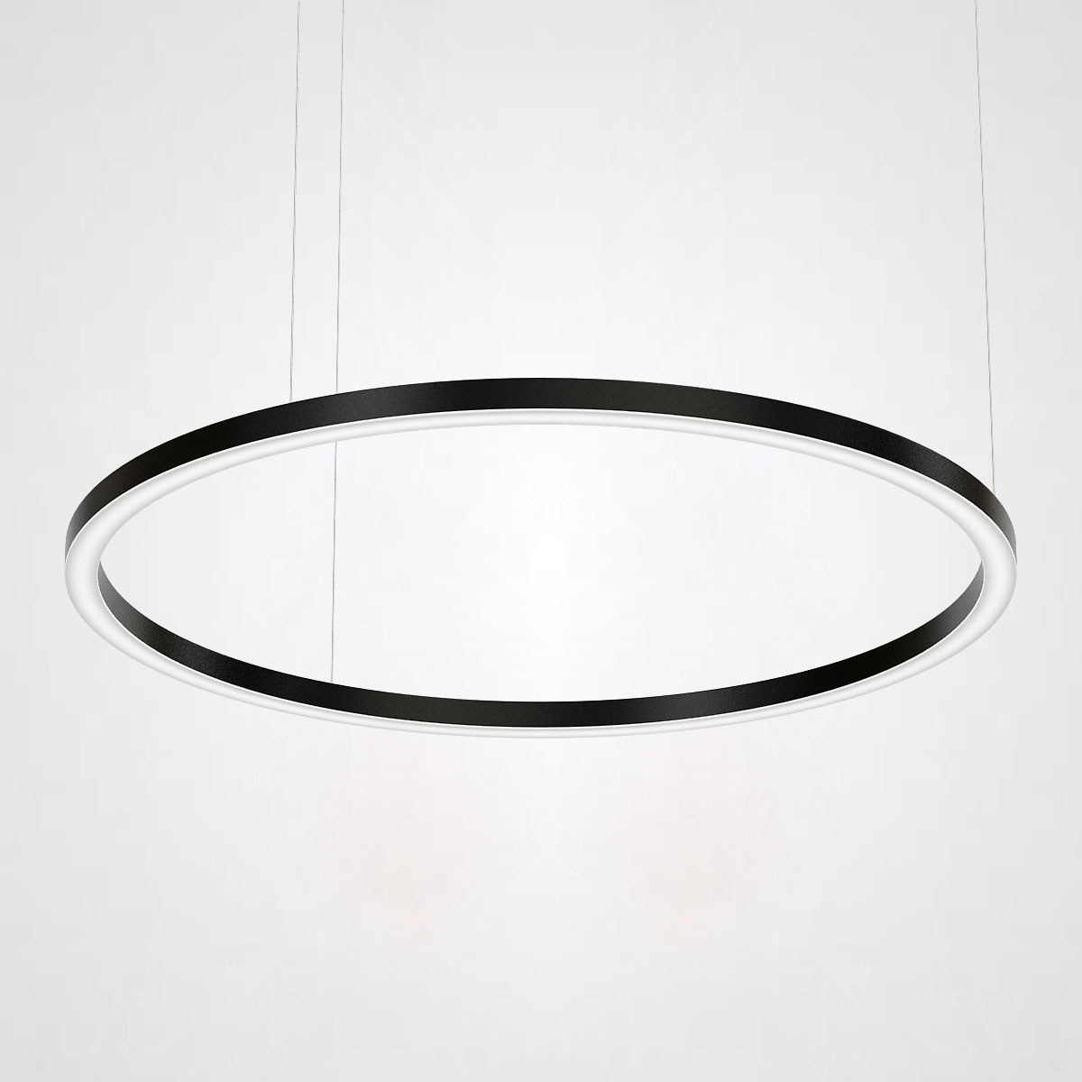 Люстра Light Ring Horizontal D150 Черный by ImperiumLoft