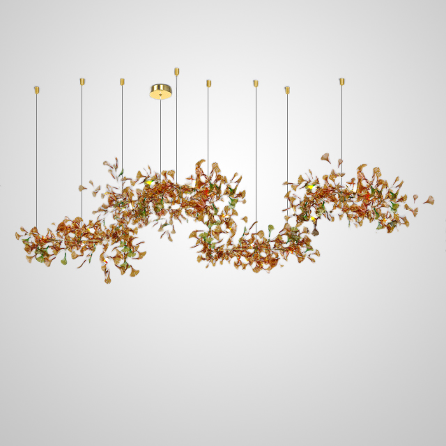 Подвесная люстра ELLING B L300 Amber by ImperiumLoft