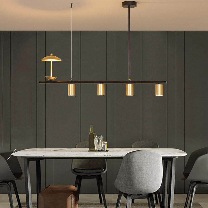 Подвесной светильник HETLEY L100 Gold Black by ImperiumLoft