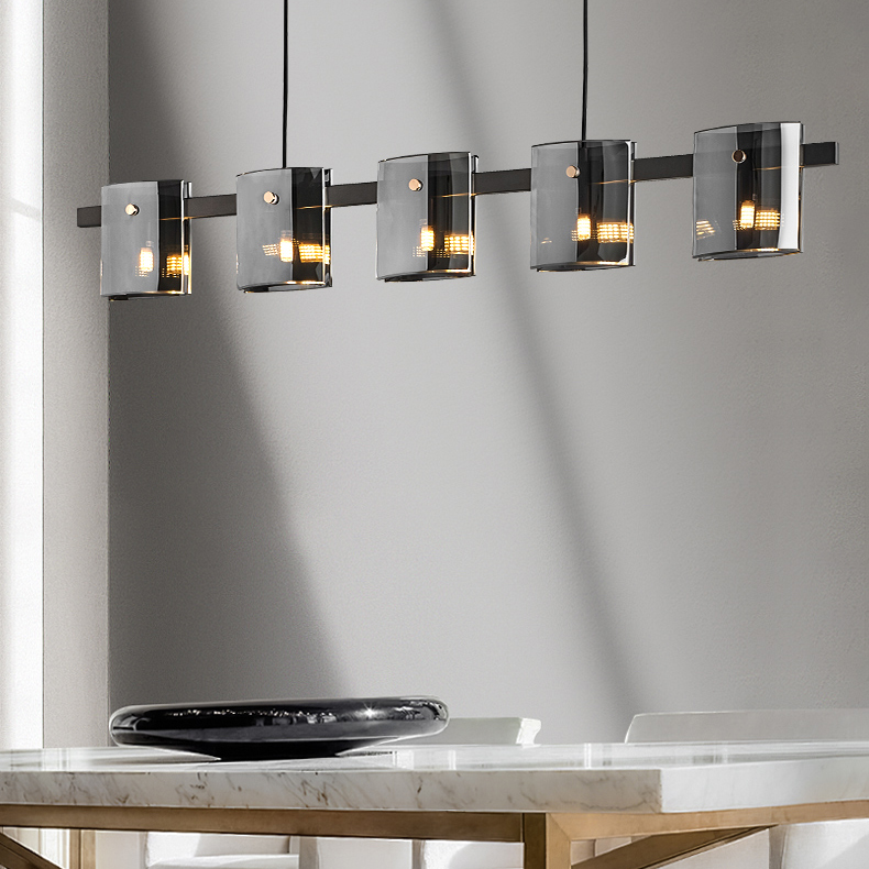 Подвесной светильник JANICE LONG Black by ImperiumLoft