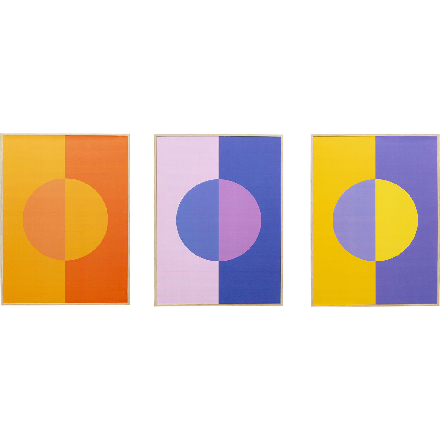 Картина в раме Mondphase (3/Set) KARE 57878