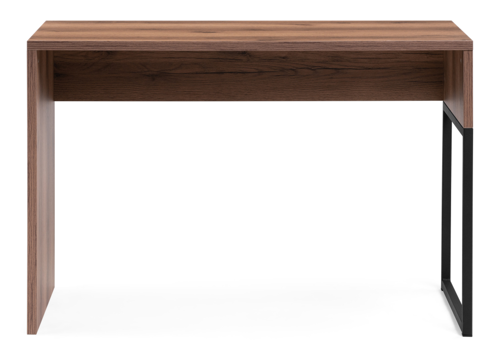 Стол Woodville Ниа 115х60 дуб делано темный / черный матовый 517344