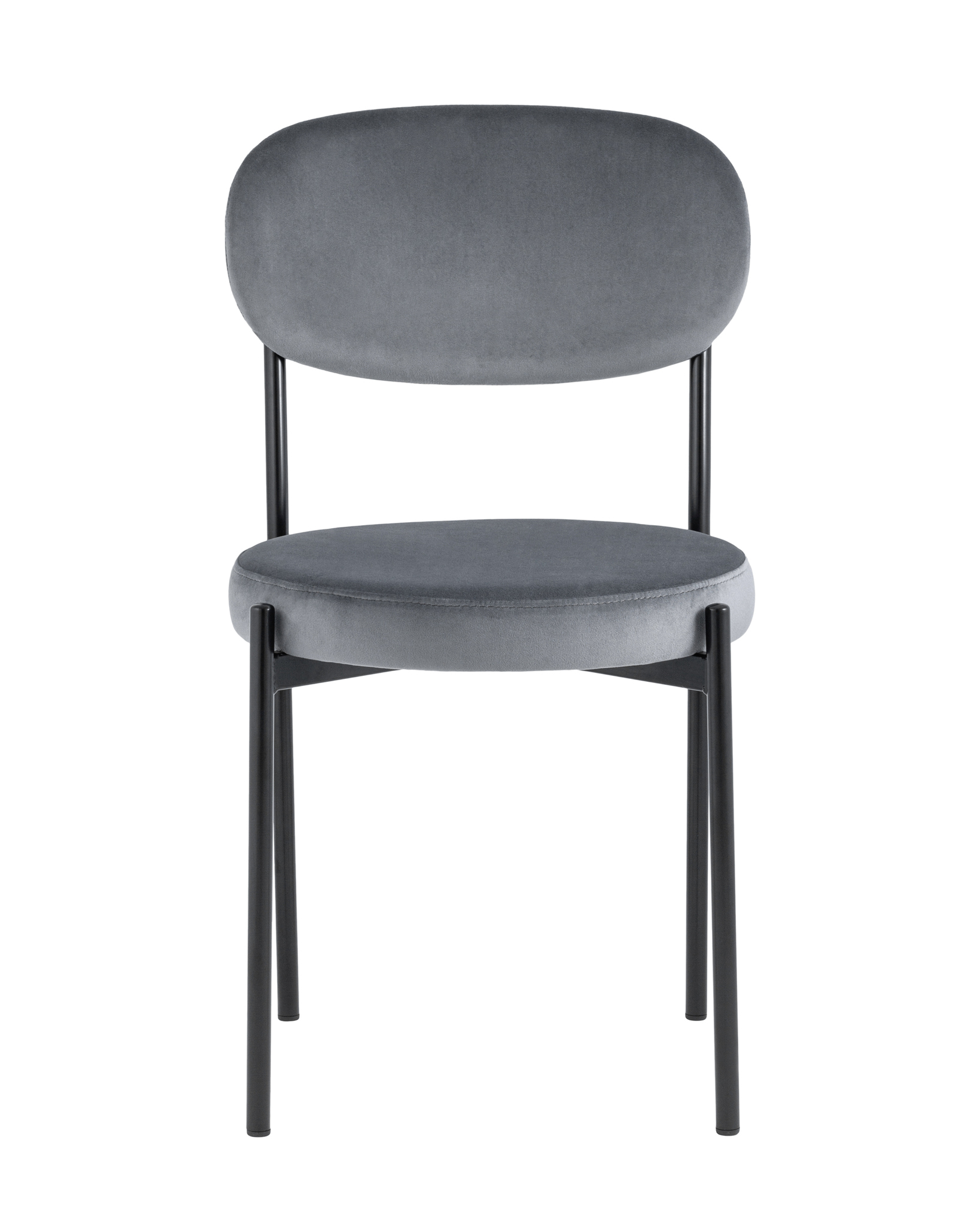 Стул Бриф велюр серый Stool Group