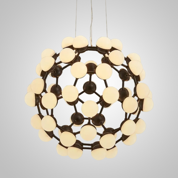 Подвесная люстра MESH D85 Black by ImperiumLoft