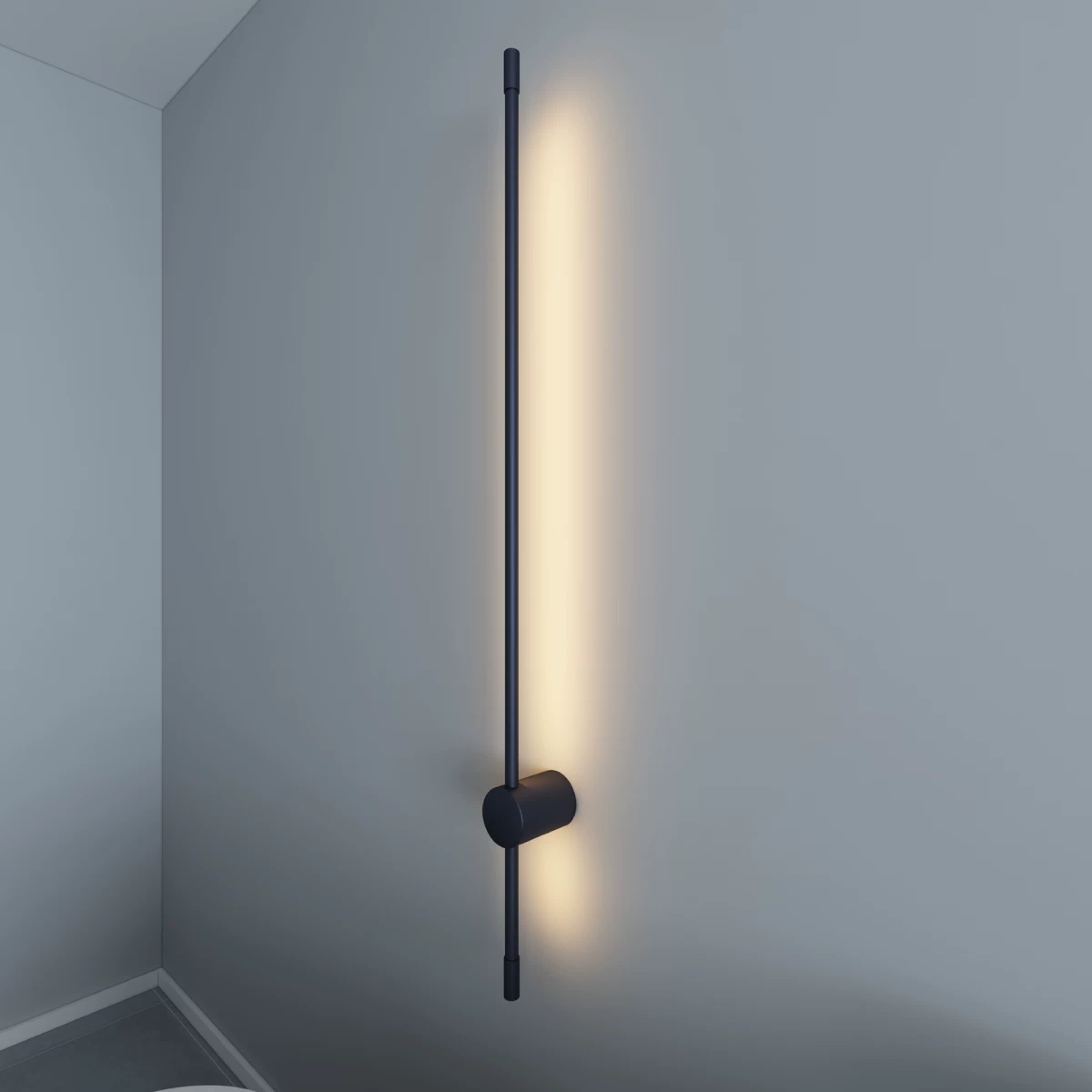 Настенный светильник Wall LINES L60 Black by ImperiumLoft