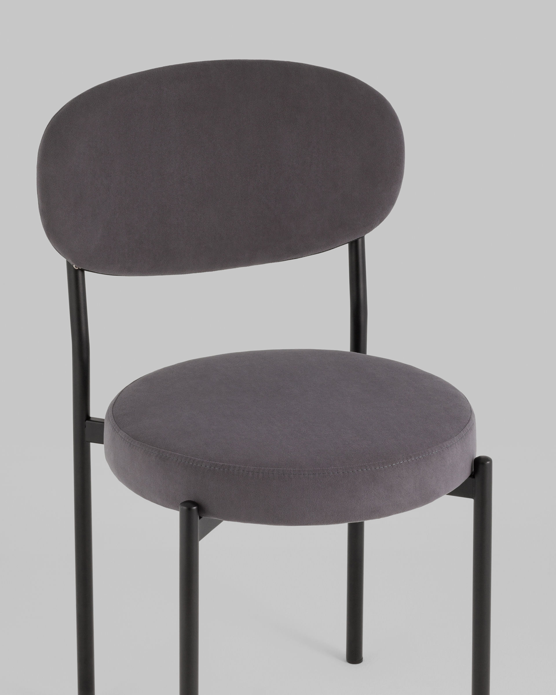 Стул Бриф SN велюр тёмно-серый, 4шт./уп. Stool Group
