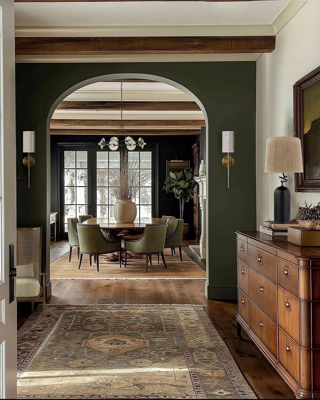 Золотое бра Бликер Louvre Home JJ21002-1WA
