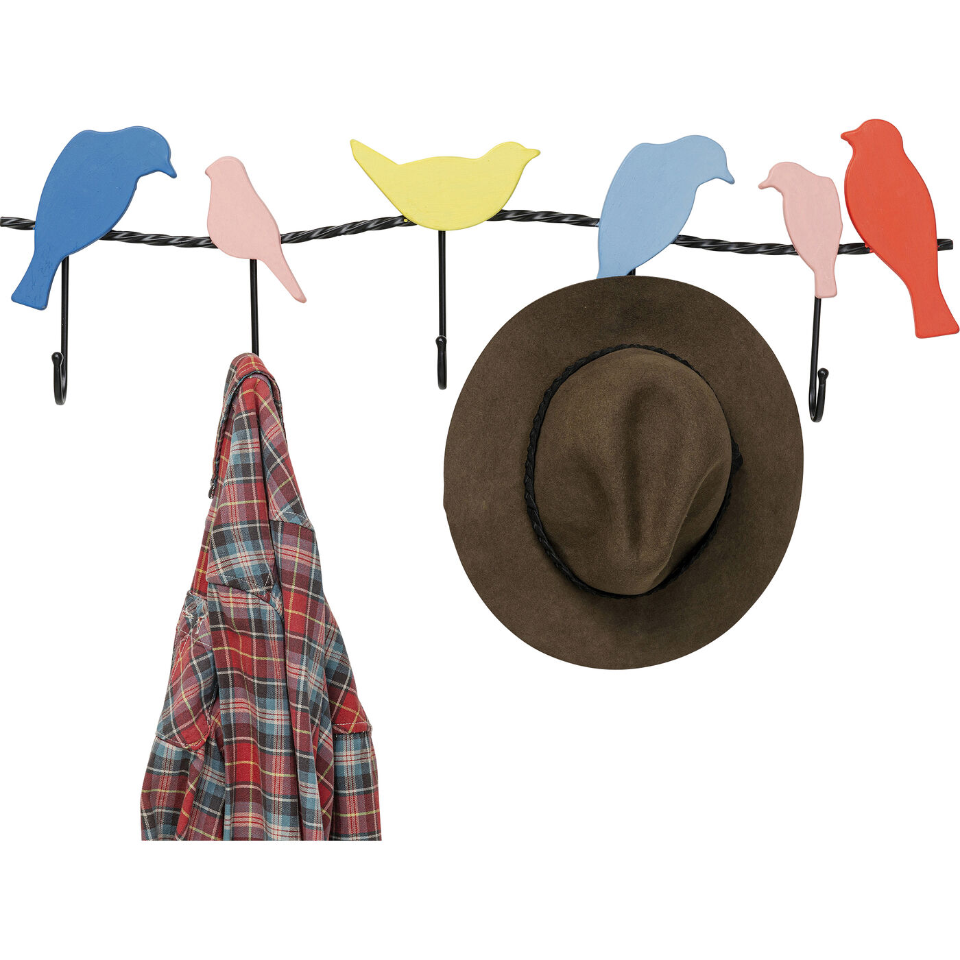 Вешалка настенная Bird Gathering 78 см KARE 85564