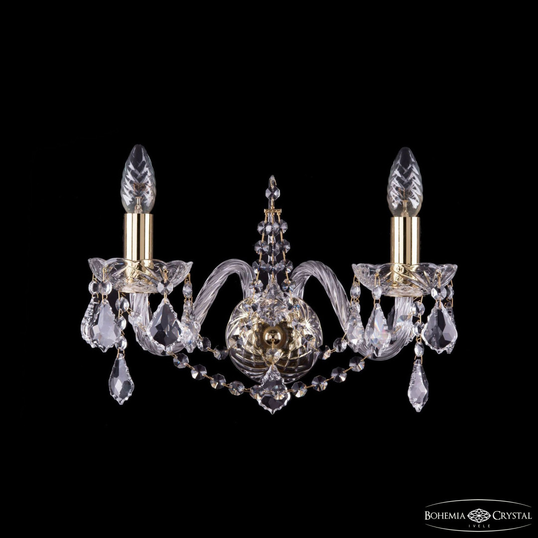 Бра хрустальные 1411B/2/160 G Leafs