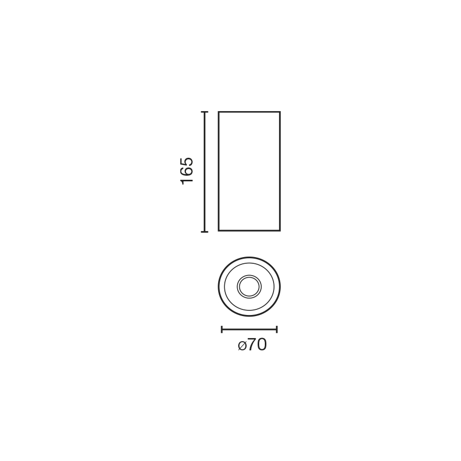 Потолочный светильник FOST CEILING Ш70 28W черный 18° 4000K CRI90 Faro