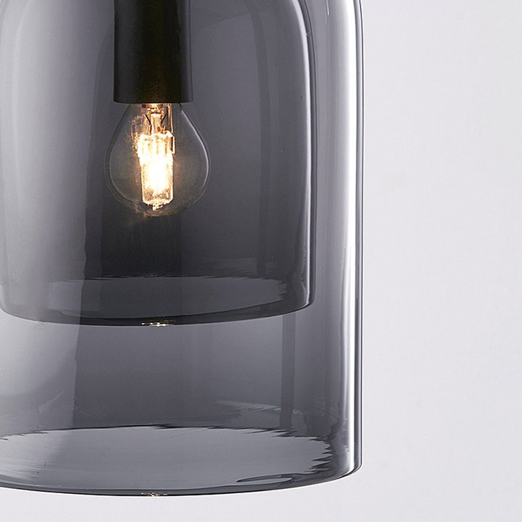 Подвесной светильник ARIA 3 lamps Disk Amber by ImperiumLoft