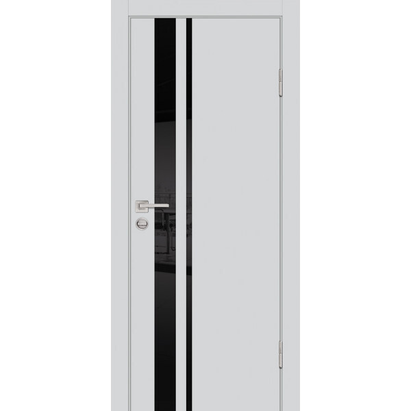 Межкомнатная дверь Graf P-16 черный лакобель Агат (2000 х 800)