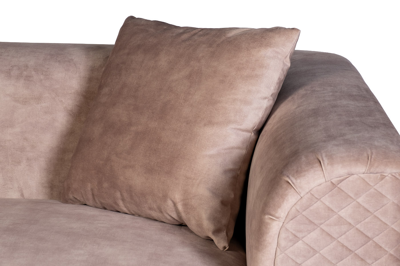 Диван двухместный велюровый бежевый Garda Decor 87YY-2047-2 BG