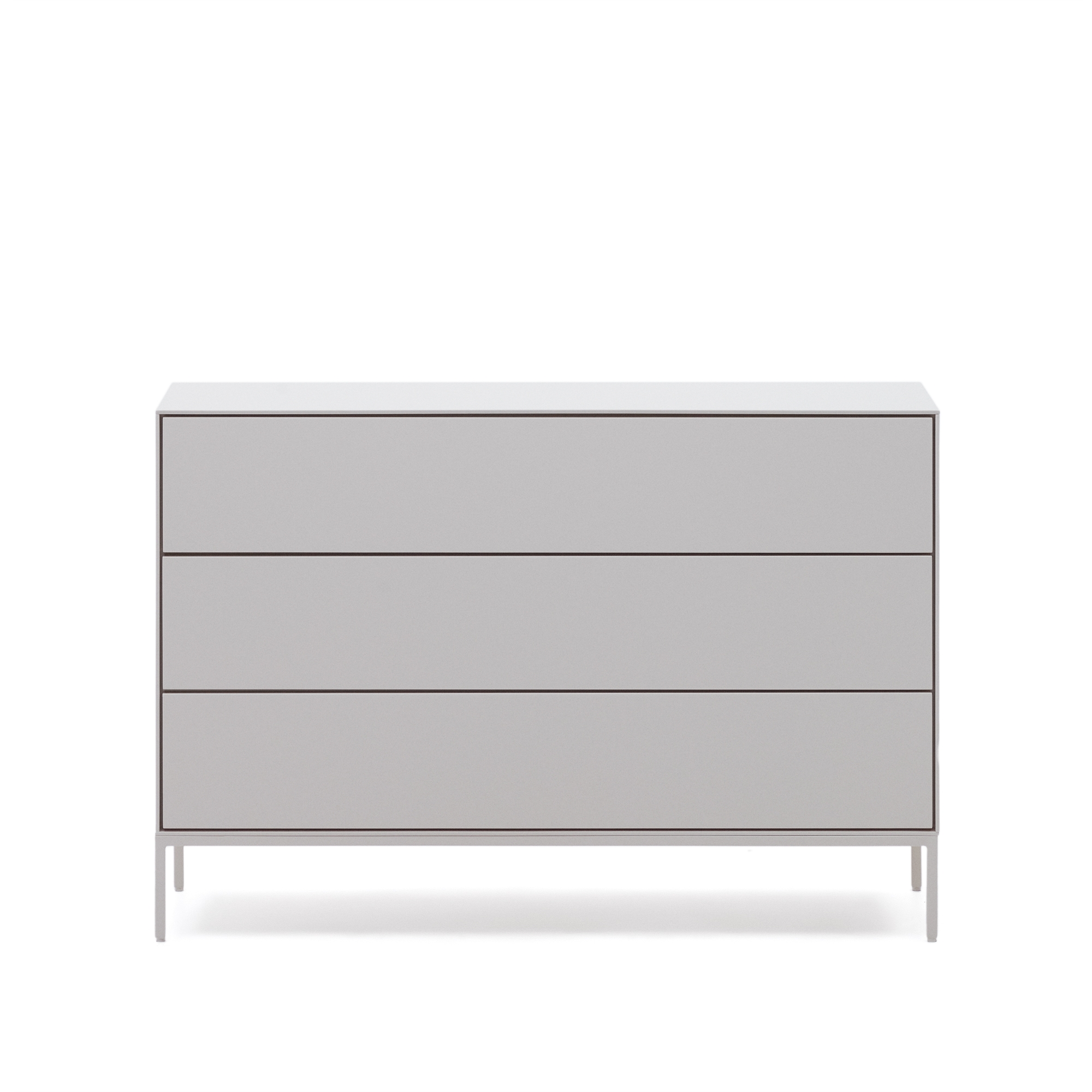 Vedrana Комод с 3 ящиками белый лак 110 x 75 см La Forma (ex Julia Grup)