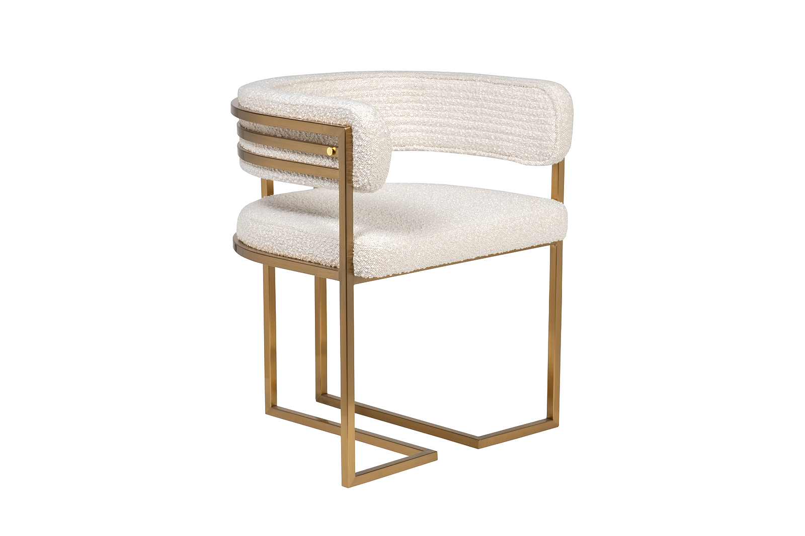 Стул букле бежевый/матовое золото Garda Decor GY-08504