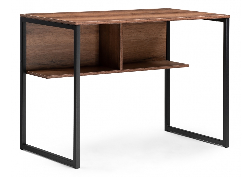 Стол Woodville Клер Лофт черный матовый / дуб делано темный 489688