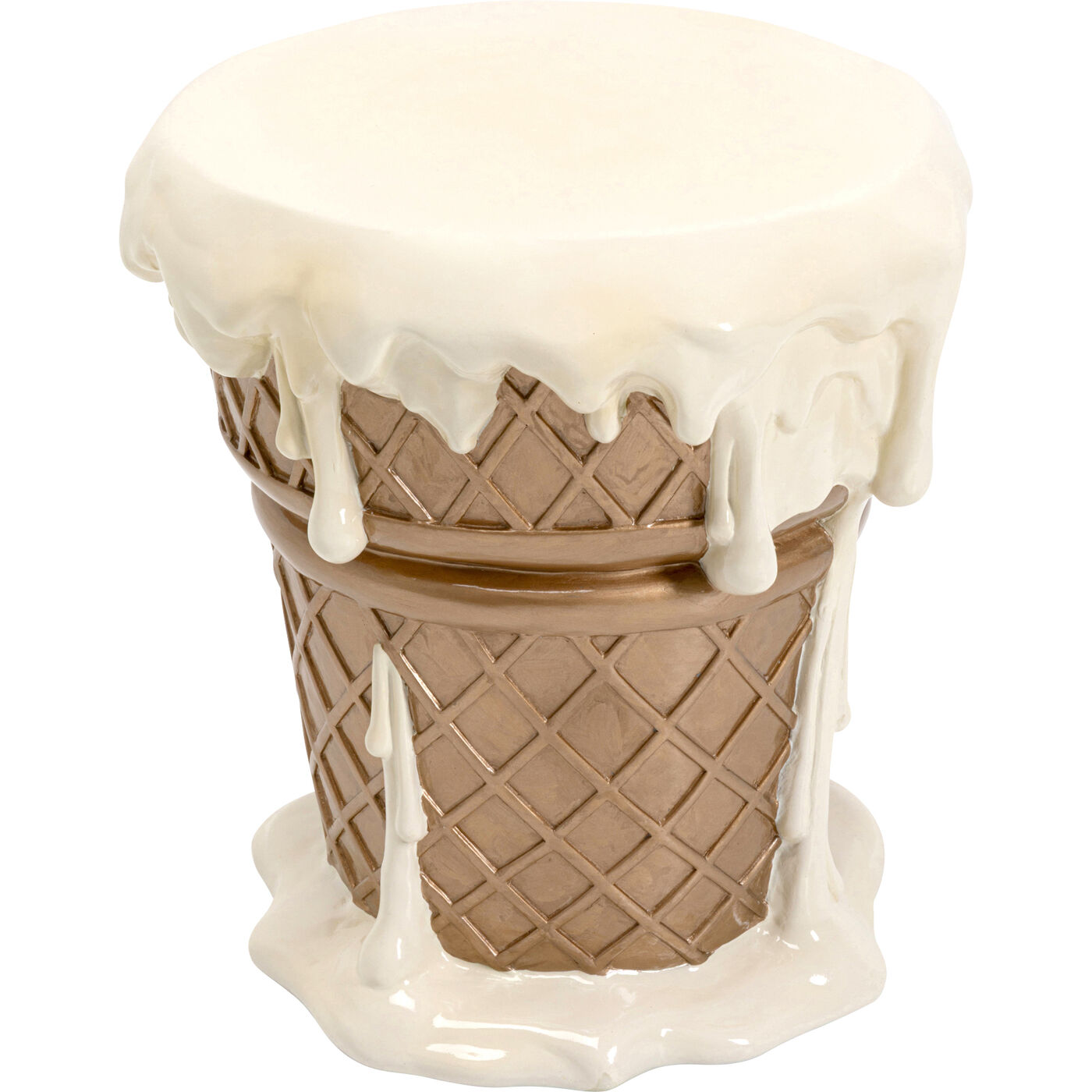 Пуф Ice Cream Vanilla Ø37cm KARE 71284