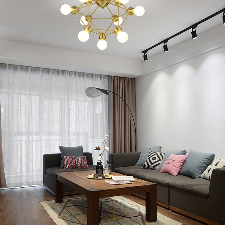 Потолочная люстра «молекулярной» формы NANO by ImperiumLoft