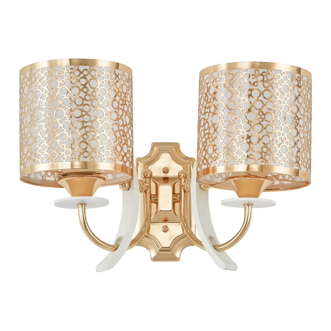 Бра с плафонами 306067/2W Wh/Gd Arte Milano