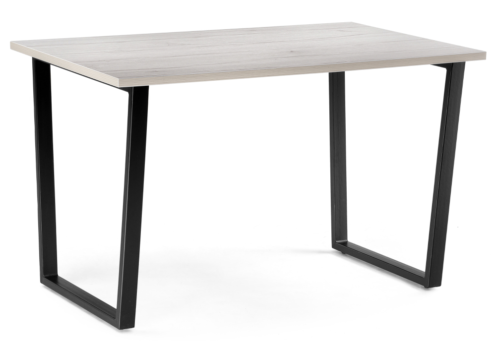 Стол деревянный Woodville Лота Лофт 140 25 мм юта / черный матовый 489628