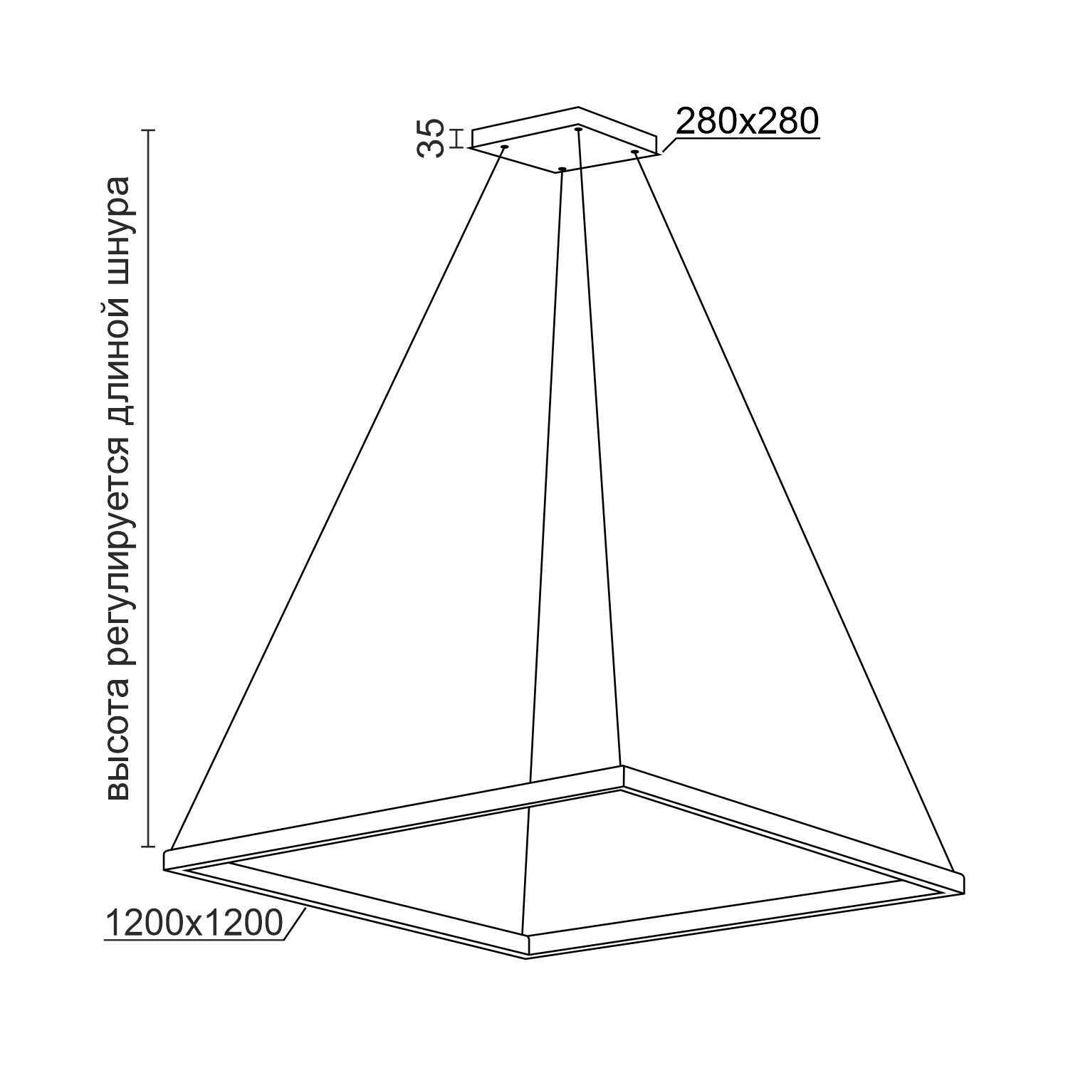 Подвесной светодиодный светильник Ledron LINK 2 Grey 3000K