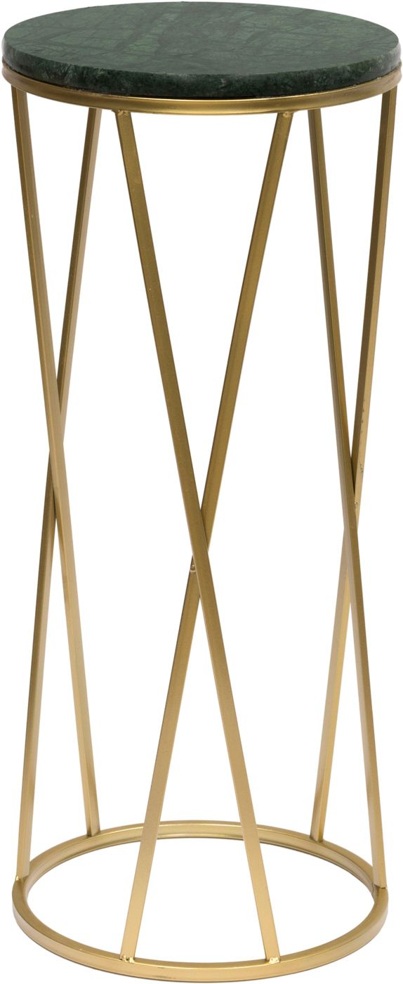 Столик приставной с зеленым мрамором Glasar 54-046