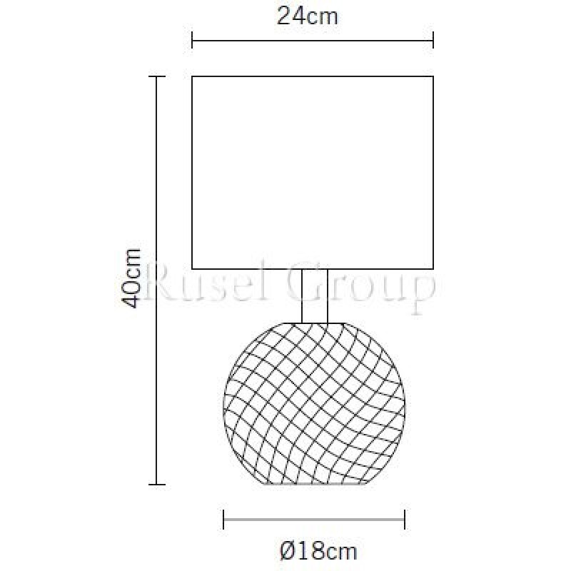 Настольная лампа Fabbian Diamond D82 B01 02