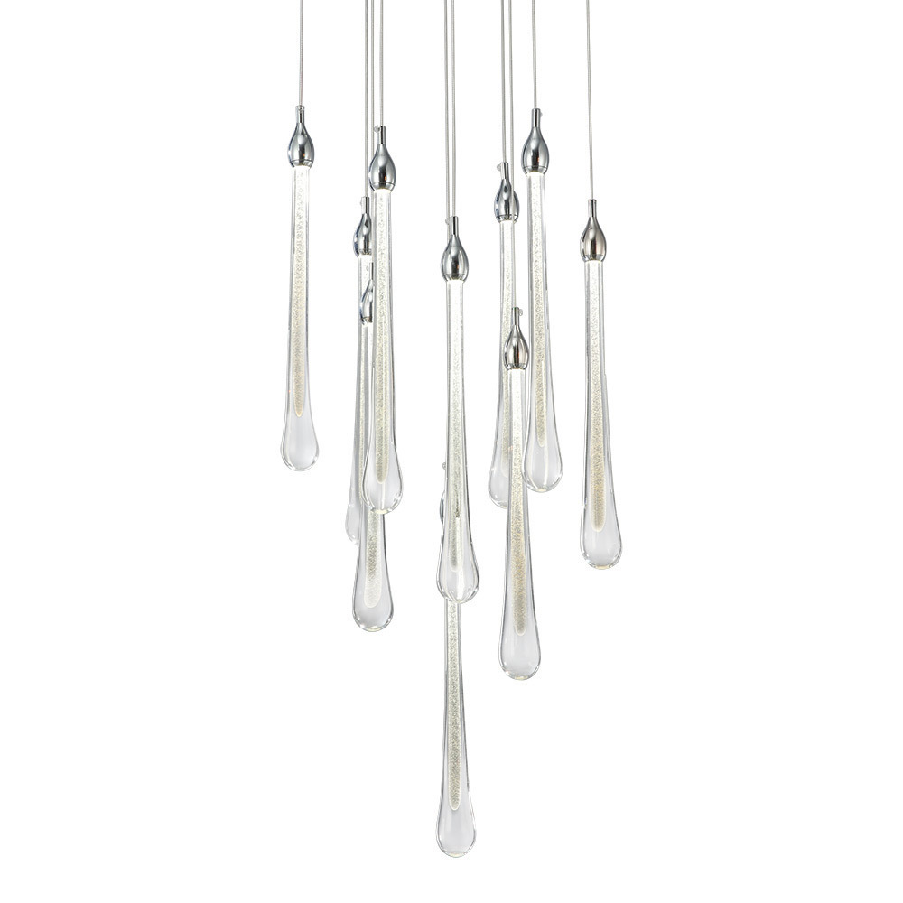 Подвесной светильник  Delight Collection Teardrop 10 chrome