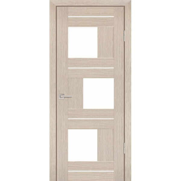 Межкомнатная дверь Graf PS-13 белый лакобель Капучино Мелинга (1900 х 600)