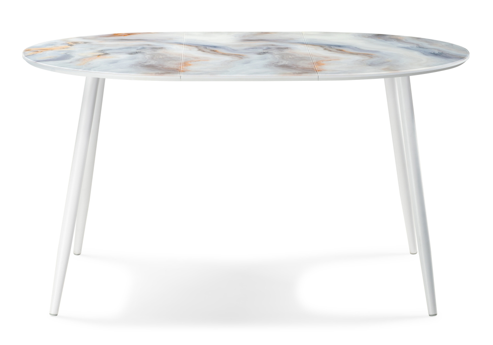 Стол Woodville Кловис кианит / белый 474328