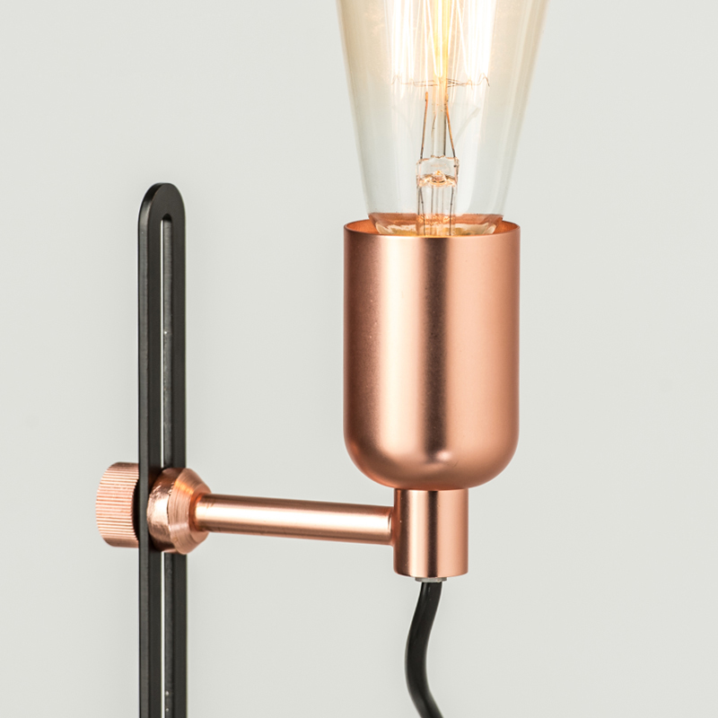 Настольная лампа PULLOUT TAB Copper by ImperiumLoft