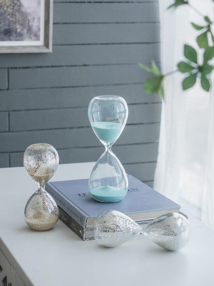 Декоративное изделие Песочные часы Glasar 73229-JADE