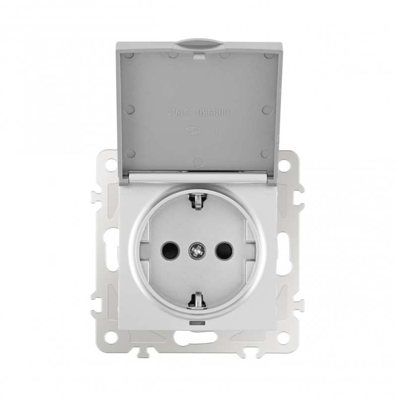 Розетка Arte Milano 206.41-1.silver