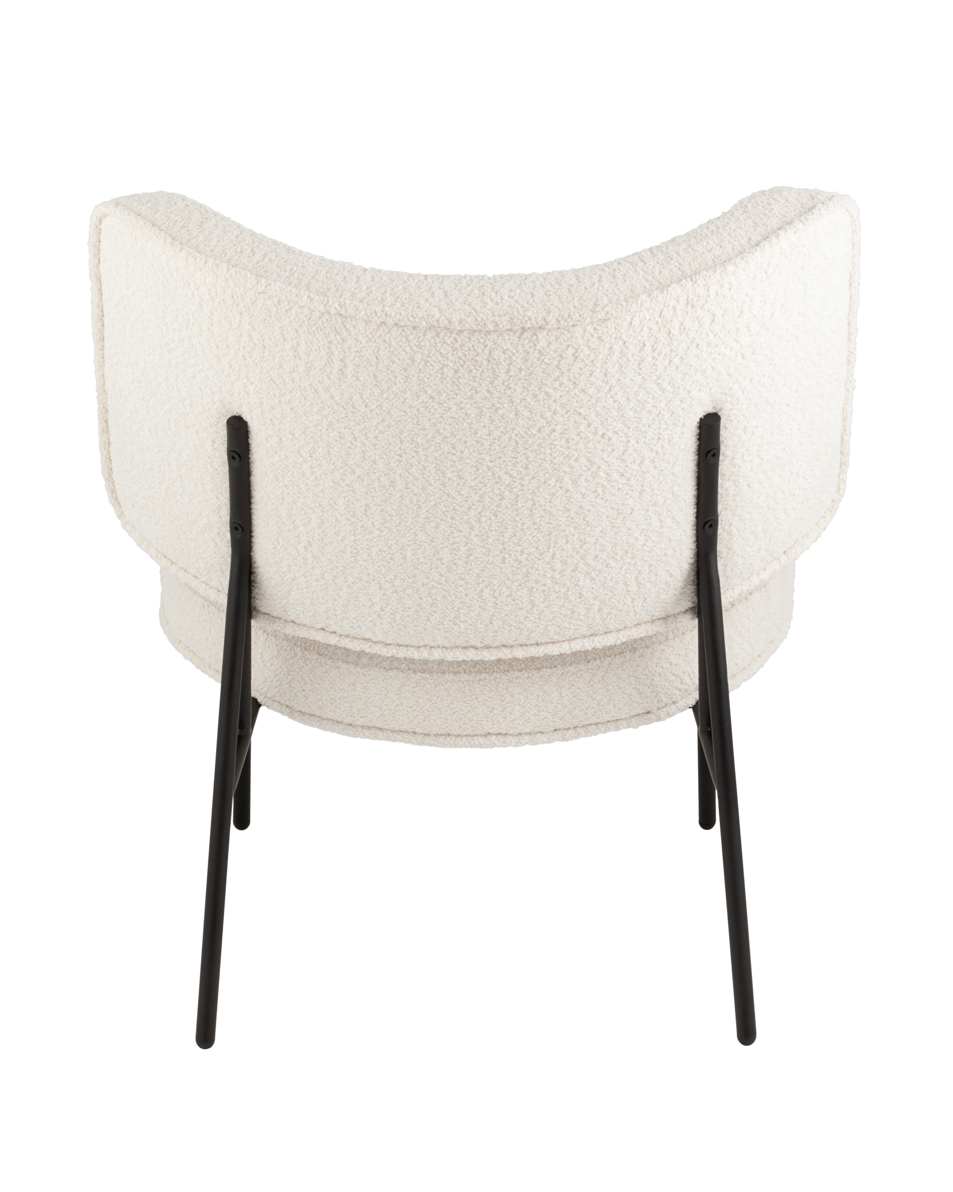 Кресло District Lounge букле белый Stool Group