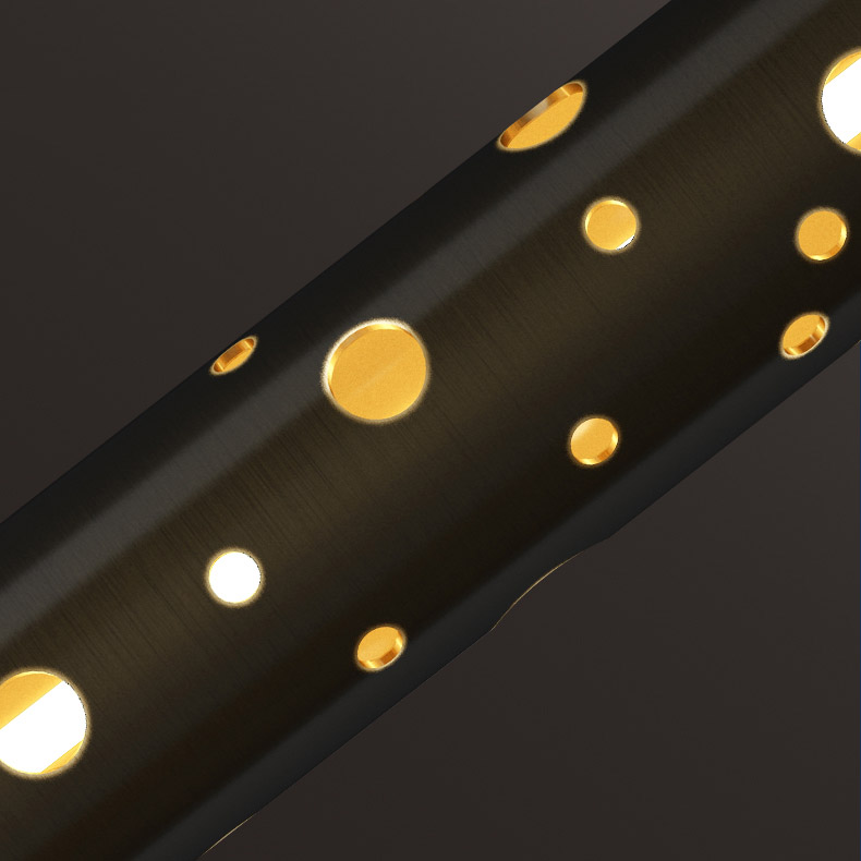 Подвесной светильник ALEKSA L80 Brass by ImperiumLoft