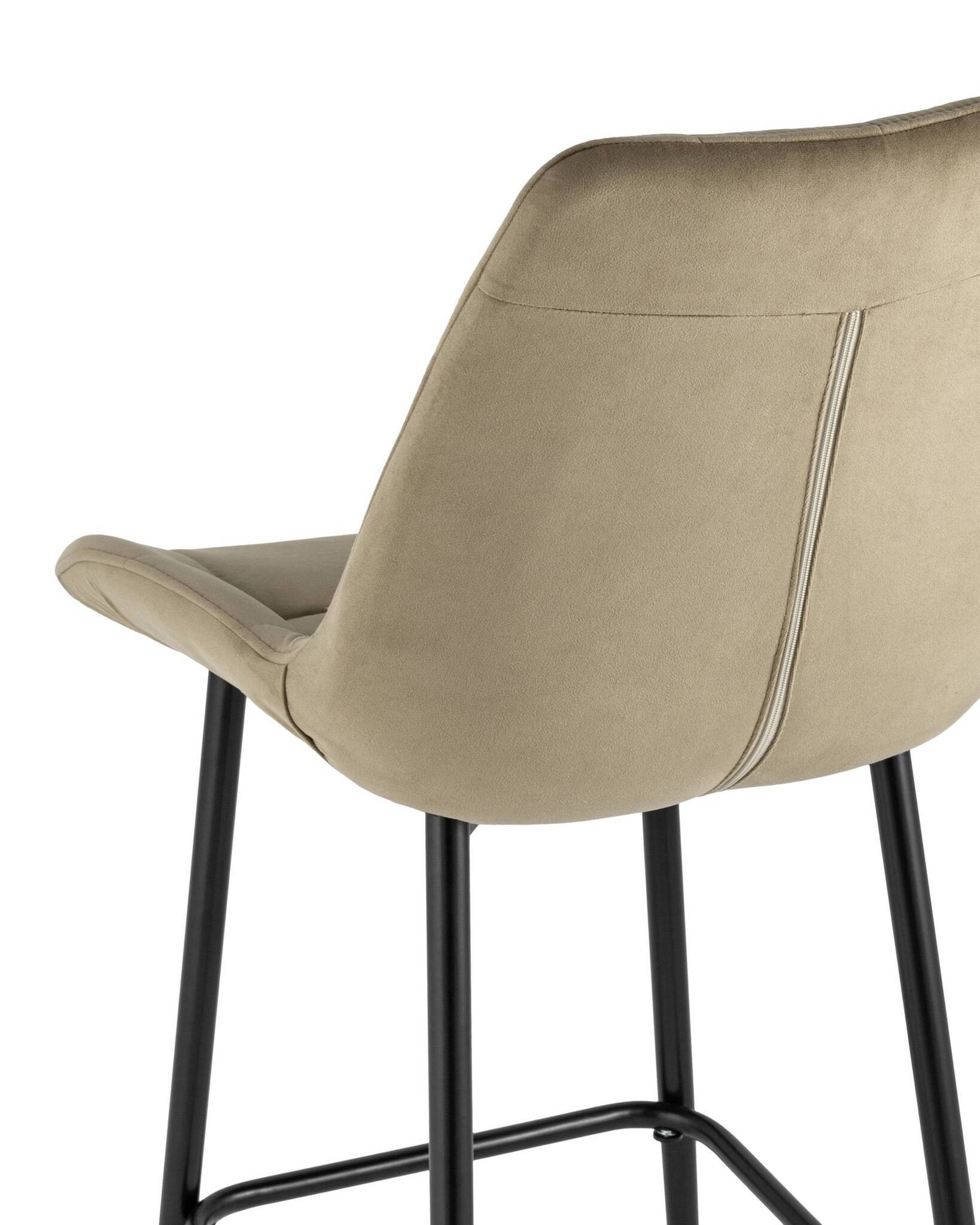 Стул барный Флекс велюр капучино Stool Group