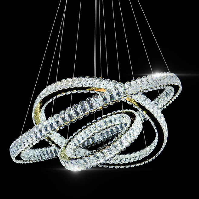 Подвесная люстра SEFENIAS B D50+70+90 Chrome by ImperiumLoft