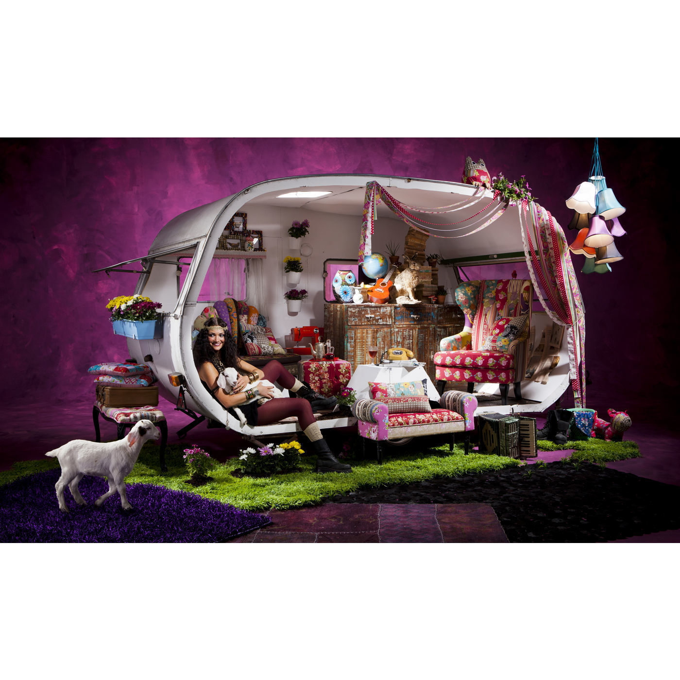 Кресло Patchwork 76121 KARE