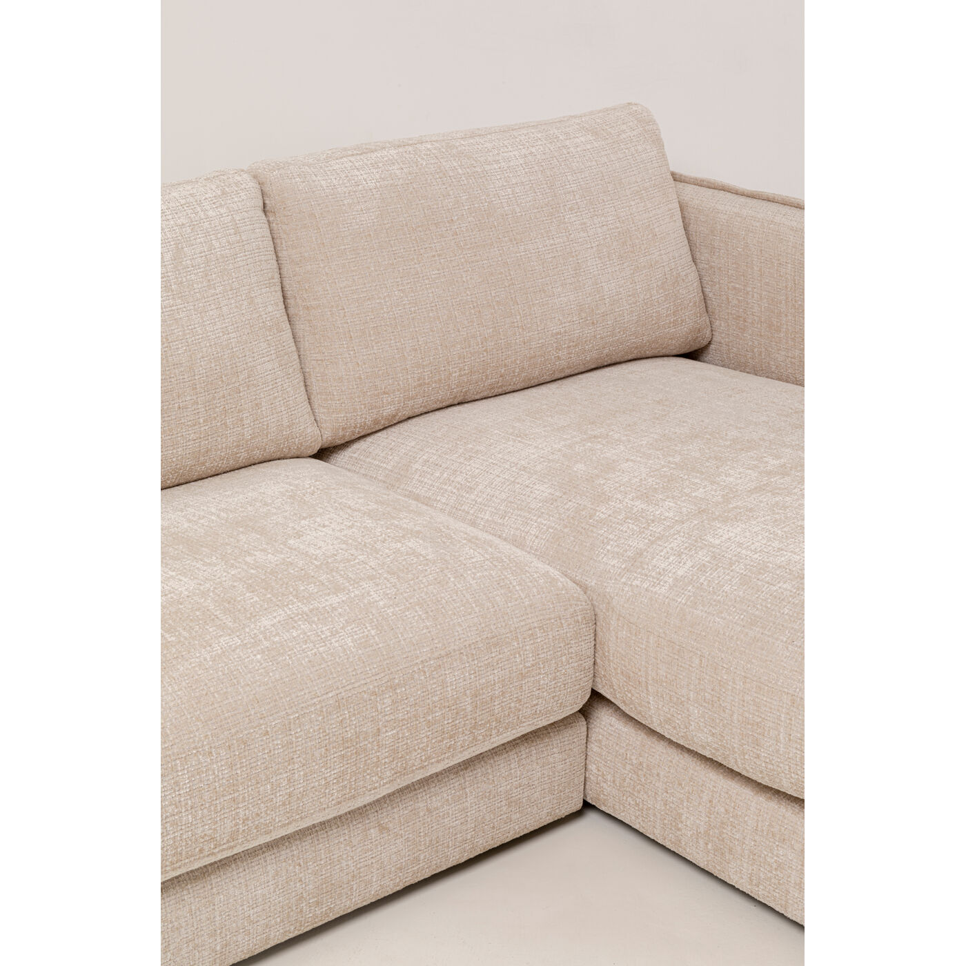 Диван правосторонний угловой Karma Creme Right KARE 70753