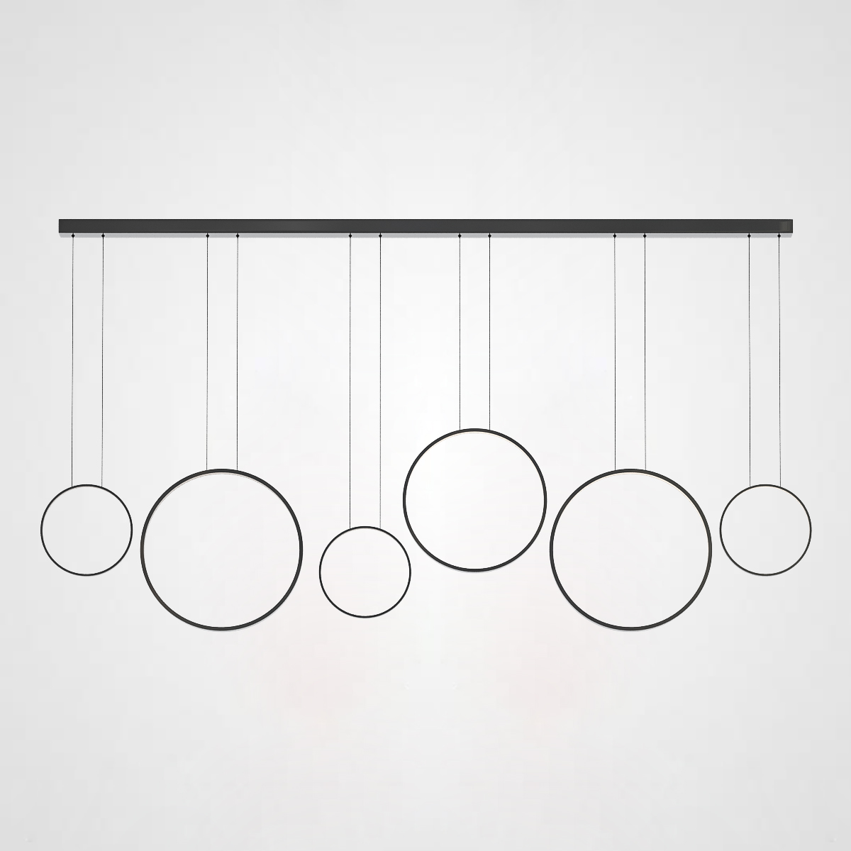 Подвесной светильник FREDDO L210 Black by ImperiumLoft