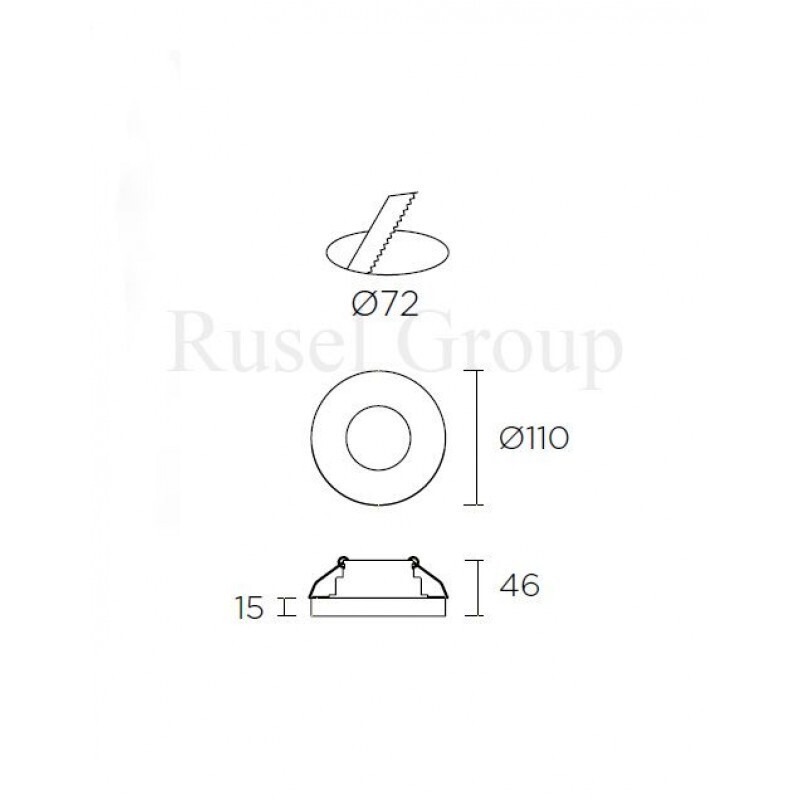 Встраиваемый светильник  Leds C4 EIS